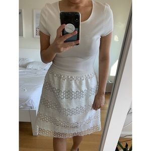 🌟SALE🌟Suncoo Paris Cream dress sz M/T2